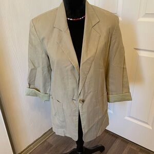 Women's Beige Blazer 4P
